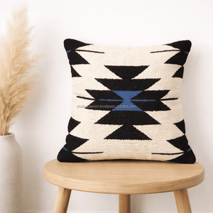 Wholesale Geometric Pillow <b>Cover</b> Kilim Moroccan Home Textiles Kilim Cushion Cases Colorful Black Tribal for Home Hotel Wedding - Product Image 1