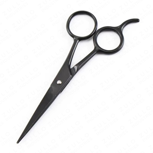Ciseaux de barbier professionnels en acier inoxydable noir de qualité supérieure pour la coupe de cheveux en salon et usage beauté - Product Image 6