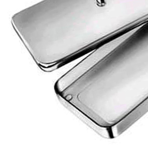 Boîte de rangement pour instruments dentaires en acier inoxydable avec couvercle verrouillable, boîte de rangement professionnelle pour outils orthodontiques - Product Image 4