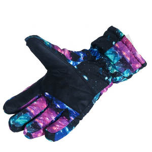 Snowboard Outdoor Thermal Snow Waterproof Women's Gloves Touchscreen Warm Custom Skiing Winter Mittens - Product Image 2