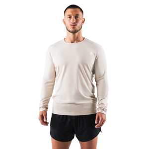 Camiseta de Manga Larga para Hombre, Ligera, Transpirable, de Alto Rendimiento, para Gimnasio, Entrenamiento, Ropa Deportiva, Paquete de Dos - Product Image 1