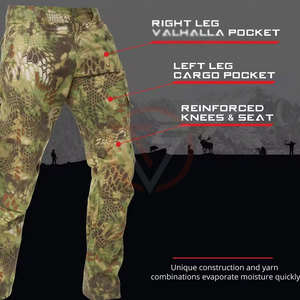 Pantalon de chasse unisexe en softshell camouflage boréal, respirant, imperméable, coupe-vent, imprimé HD, polyester, pour le printemps - Product Image 5