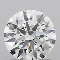 Diamants de laboratoire certifiés IGI 1,00 ct, taille brillant ronde D/VVS2 (lot de 3 pierres)