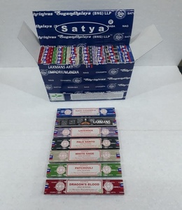 Satya Mix Aromas Paquete de 15 gramos Caja de exhibición Juego de 42 varitas de incienso Proveedor mayorista de India - Product Image 1