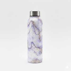 Glossy Silver Stainless Steel Water Bottle Cola Shape Vacuum <b>Insulated</b> Double Wall Thermal <b>Flask</b> Sports Travel Drinkware - Product Image 4