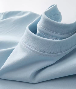 T-shirt vert 100 % coton pour homme, manches courtes, col rond, coupe classique, couleur unie, tricot jersey, design vierge - Product Image 4
