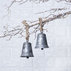 Ornement de Noël en métal pour l'extérieur, pièce décorative durable pour arbre de jardin et décoration de fête - Product Image 6