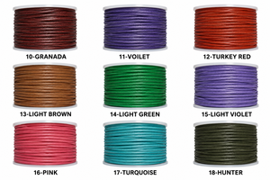 Cordon en cuir véritable de 1,5 mm pour la fabrication de bijoux Y S INTERNATIONAL YS-292 Bracelets Colliers Bricolage Artisanat Service de fabrication d'échantillons - Product Image 4