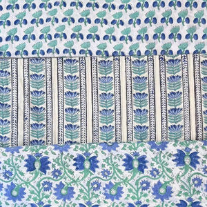 Tela 100% algodón estampada a mano para vestidos y ropa, venta al por mayor por yarda a precio de fábrica. - Product Image 4