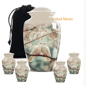Large Capacity Aluminum Urn for Human Ashes Adult Size-200 Cubic Inch Metal Cremation Urn-<b>Memorial</b> <b>Vase</b> for Funeral Service - Product Image 6
