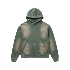 เสื้อฮู้ดดี้ผ้าฝ้ายฟลีซวินเทจสำหรับผู้ชาย ทรงโอเวอร์ไซส์ สตรีทแวร์ สกรีนโลโก้ได้ตามสั่ง MOQ ต่ำ รับผลิตจำนวนมาก - Product Image 4