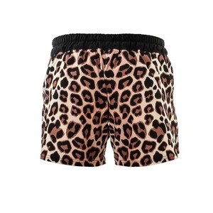 Shorts de MMA pour femmes à imprimé léopard, coupe régulière, polyester respirant, vêtements de sport - Product Image 2