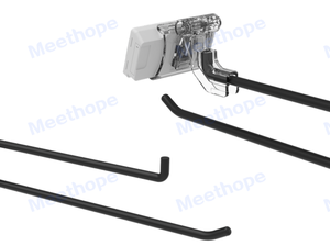 Meethope ESL L-Peg Hook Porte-étiquette d'étagère électronique Porte-étiquette de prix fonctionne avec un diamètre de 6 ~ 8mm L Crochet Fit <span class=keywords><strong>Hanshow</strong></span>/Zkong/SES ESL - Product Image 3
