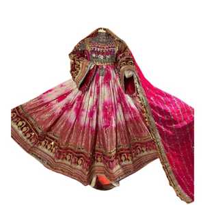 Vestidos de Novia Largos hasta el Suelo, Estilo A, de Alta Calidad, 100% Poliéster, Venta al Por Mayor, STAR IMPEX, Estilo Afgano Kuchi, Gran Venta 2026 - Product Image 1