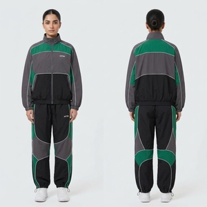 Conjunto Deportivo Cortavientos con Cuello Alto para Mujer - Chándal para Deportes Marca Privada - Product Image 2