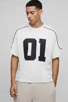 T-shirt Homme Oversize Uni Personnalisé avec Logo 100% Coton Anti-UV Streetwear Sérigraphie Coupe Ample Haute Qualité Usage Quotidien