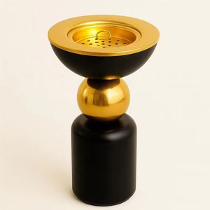 Brûleur à Bakhoor Arabe de Luxe, Mabkhara, Brûleur d'Encens Oud avec Couvercle Métallique, Porte-Encens Décoratif, Décoration d'Intérieur Moyen-Orientale - Product Image 3