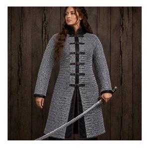 Armure professionnelle en maille métallique de qualité supérieure à anneaux entrelacés pour la reconstitution historique médiévale, le théâtre, le cosplay et les festivals - Product Image 2
