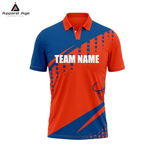 Pakistaanse custom cricket shirts met teamdesign, sublimatieprint, korte mouwen, online te koop. - Product Image 2