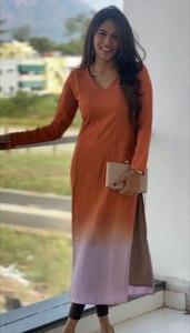 Running Day / Office Party / Function Special Best Fabric Knee Length Fancy <b>Kurti</b> / Kurta Set For Women Wear At Wholesale Price - Product Image 3