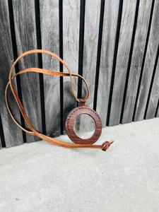 Loupe en cuir artisanale avec cordon en cuir |   Loupe d'inspection en cuir naturel - Product Image 5