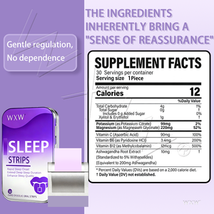 Films oraux à dissolution rapide de mélatonine pour le sommeil, favorisent un endormissement plus rapide, améliorent la qualité du sommeil profond, complément de sommeil portable - Product Image 4