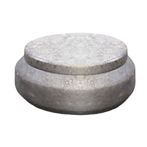 Pot à sel et poivre en marbre industriel avec finition multicolore naturelle, pot en pierre idéal pour la décoration de la table à la maison - Product Image 6