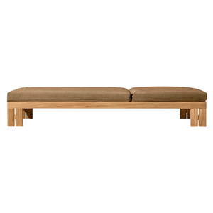 Chaise longue de jardin moderne et minimaliste en teck, réglable, pliable, pour piscine, mobilier de patio inclinable, qualité supérieure - Product Image 4
