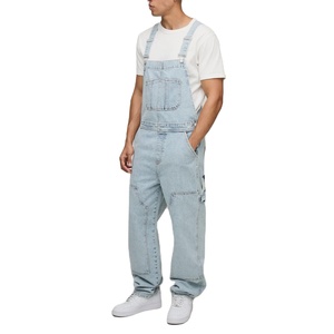 Custom <b>Men</b> Printed <b>Dungarees</b> OEM Supplier Pakistan Unique Overall Designs for Young Fashion Conscious Streetwear - Product Image 1