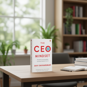 The CEO Mindset by Author Shiv Shivakumar <b>Paperback</b> Custom Softcover <b>Book</b> Printing - Product Image 3
