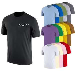 T-shirts décontractés pour hommes en coton 100% de haute qualité, 220g, coupe classique, impression de logo sur le devant, séchage rapide, t-shirt personnalisé - Product Image 3