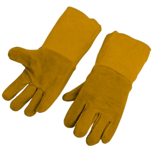 Guantes de Trabajo de Cuero Vacuno de Primera Calidad, Resistentes al Fuego, a la Abrasión y al Calor, con Logotipo Personalizable - Product Image 2