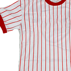 2026 New DST White Pinstripe <b>Baseball</b> Jersey Women Greek Letter Embroidered Sports Button Up Casual Sorority Style Streetwear - Product Image 2