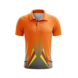 Camisetas de Golf para Hombre de Alta Calidad, Elásticas, Transpirables, de Manga Corta, con Estampado Personalizado en la Parte Delantera, de Spandex/Poliéster - Product Image 4