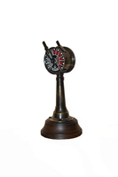 Télégraphe marin décoratif vintage en laiton brun antique, modèle moteur Titanic, petit objet nautique