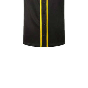 Uniforme de baseball personnalisé à manches courtes, respirant et à séchage rapide, 100% polyester, taille plus, avec logo sur le devant et design de marque personnalisé - Product Image 3