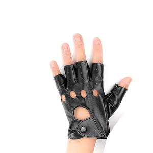 Women's Fashionable Leather Eco-Friendly Quick Dry <b>Pole</b> <b>Dance</b> Gloves with Mighty Grip for All-Season Performance - Product Image 3