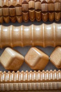 Outil de massage corporel en bois, masseur manuel de drainage lymphatique, rouleau anti-cellulite pour la taille, l'abdomen, les cuisses et les fesses - Product Image 4