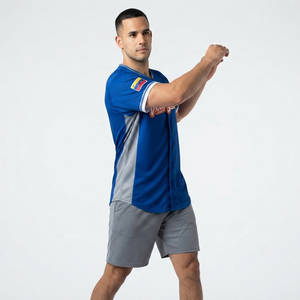 Camiseta Personalizada del Equipo Nacional de Béisbol de Venezuela para el Clásico Mundial de Béisbol 2026, Transpirable, 100% Poliéster Malla, Antibacteriana - Product Image 6