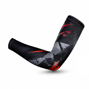Manchons de compression sportifs personnalisés pour hommes – Entraînement, course, cyclisme, fitness – Respirants, extensibles, de soutien et de protection - Product Image 1