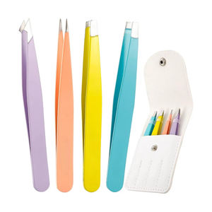 Pinzas para Pestañas de Acero Inoxidable de la Mejor Calidad, OEM ODM, Logotipo Personalizado, Antiestáticas, Herramienta de Belleza Duradera - Product Image 1