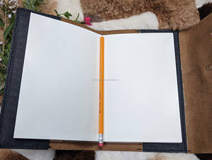 Executive <b>Leather</b> Journal A5 <b>Refillable</b> <b>Notebook</b> Cover Case with Smell Proof Heavy Duty Protection Organizer LNBC-0132 - Product Image 3