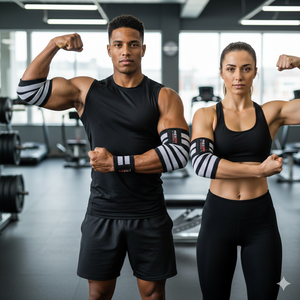 Rexfit Sport - Mangas de Soporte para Codo de 5 mm para Gimnasio, para Press de Banca y Entrenamiento de Fuerza, Compresión de Neopreno para Hombres y Mujeres - Product Image 4