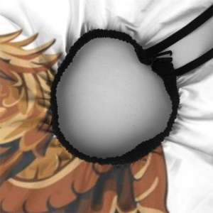 Capa de Peluquería con Estampado de Águila Mexicana, Desechable, de PVC y Poliéster, Antiadherente, para Salón de Belleza, con Cierre a Presión en el Cuello - Product Image 5