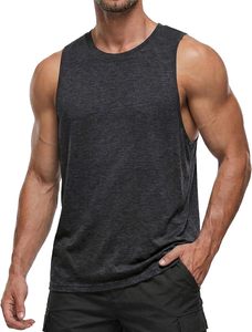 Men's <b>Muscle</b> Tank Top Spandex/Cotton Breathable Quick Dry Eco-Friendly Sporty Gym Fitness Activewear - Product Image 2