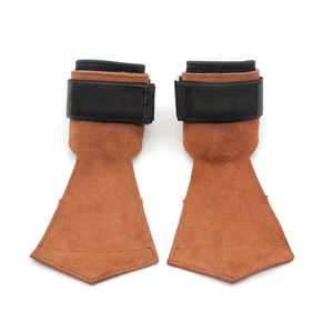 Crochets de musculation robustes 2026 avec sangles de poignet et support de préhension pour soulevés de terre, tractions et shrugs - Product Image 4