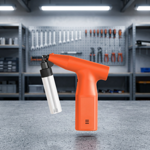 IKZARSA Aerógrafo Eléctrico Portátil de Alimentación por Gravedad de 0.3mm, Pistola de Decoración de Pasteles Recargable por USB, Velocidad Ajustable, Material ABS - Product Image 6