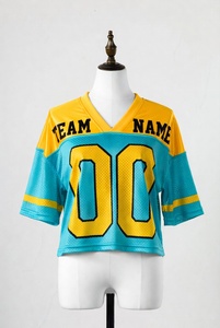 Maillot de football américain en mesh léger et respirant de haute qualité unisexe pour femmes, vente chaude, service OEM disponible - Product Image 1