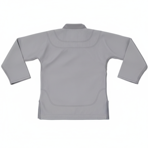 Kimono de Jiu Jitsu Brasileño Profesional Ligero de Algodón, el Mejor Diseño, Color Gris Liso, Uniforme de Artes Marciales - Product Image 2