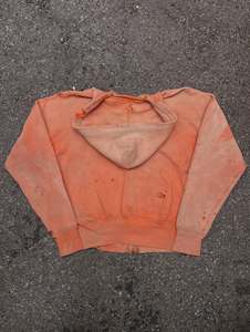 Sudadera con Capucha para Mujer, Color Sólido, Tejido de Algodón, Manga Larga, Estilo Casual Otoñal con Diseño de Agujeros - Product Image 3